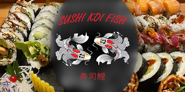 sushi koi fish
